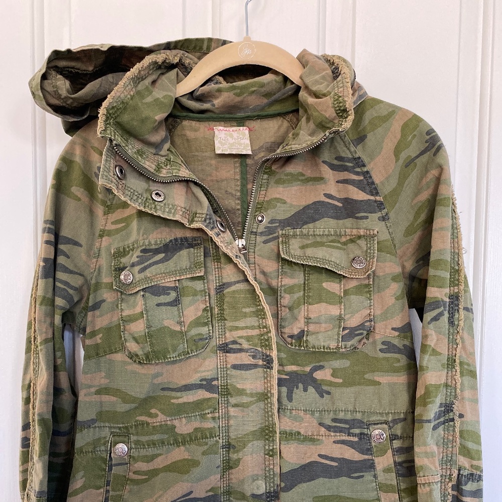 Free People military look jacket
